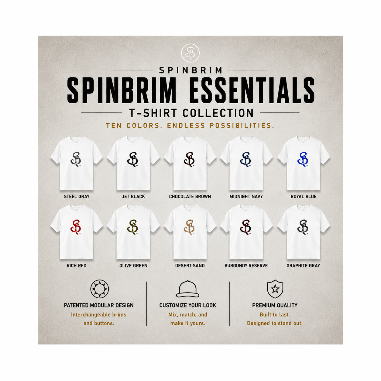 SpinBrim Essentials T-Shirt