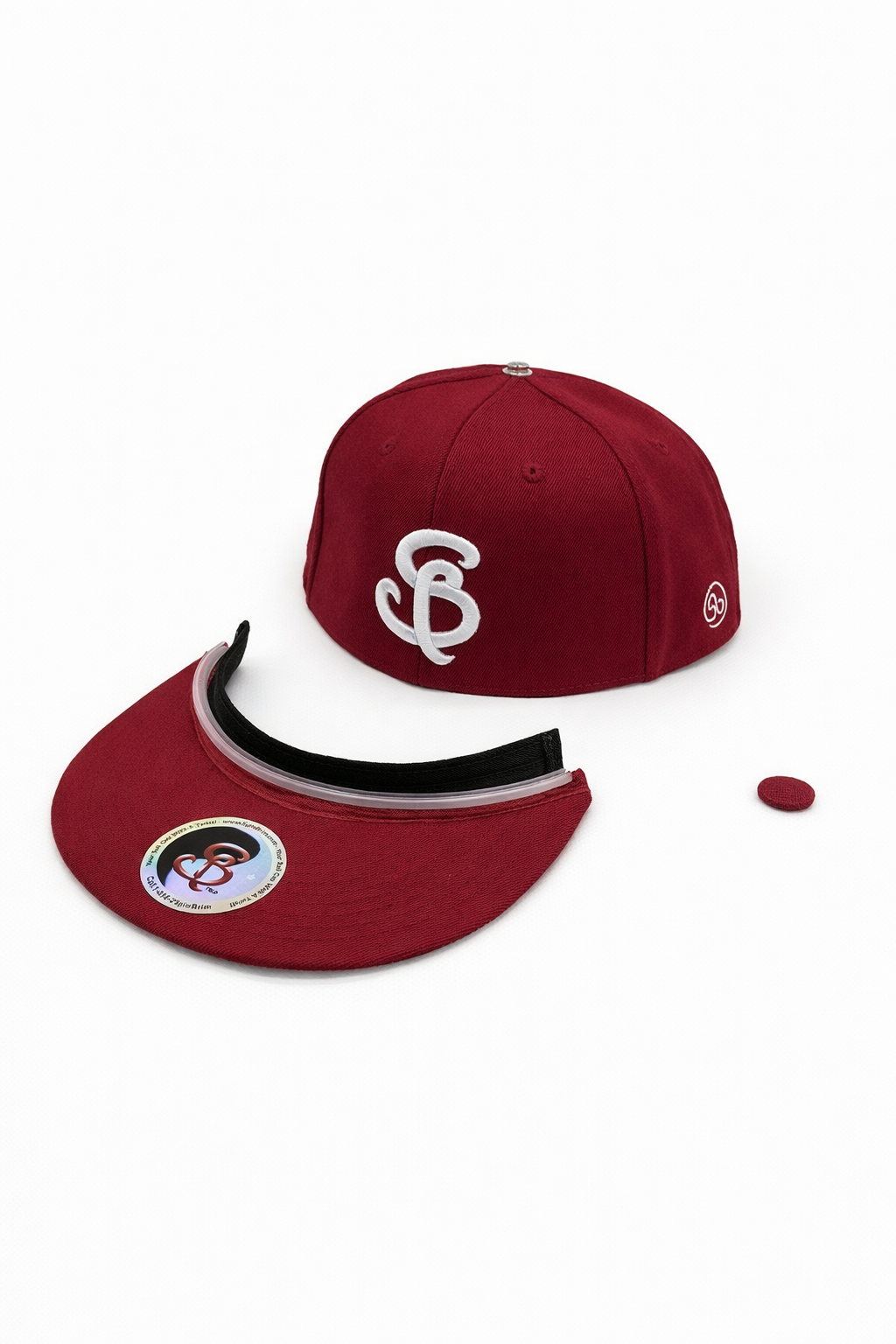 Complete SpinBrim Solid Hat – Burgundy Reserve