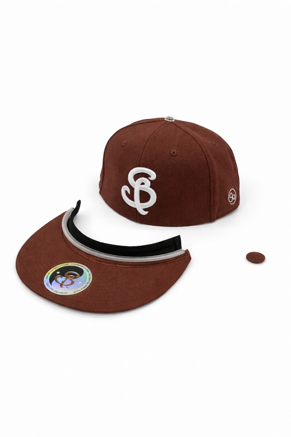 Complete SpinBrim Solid Hat – Chocolate Brown