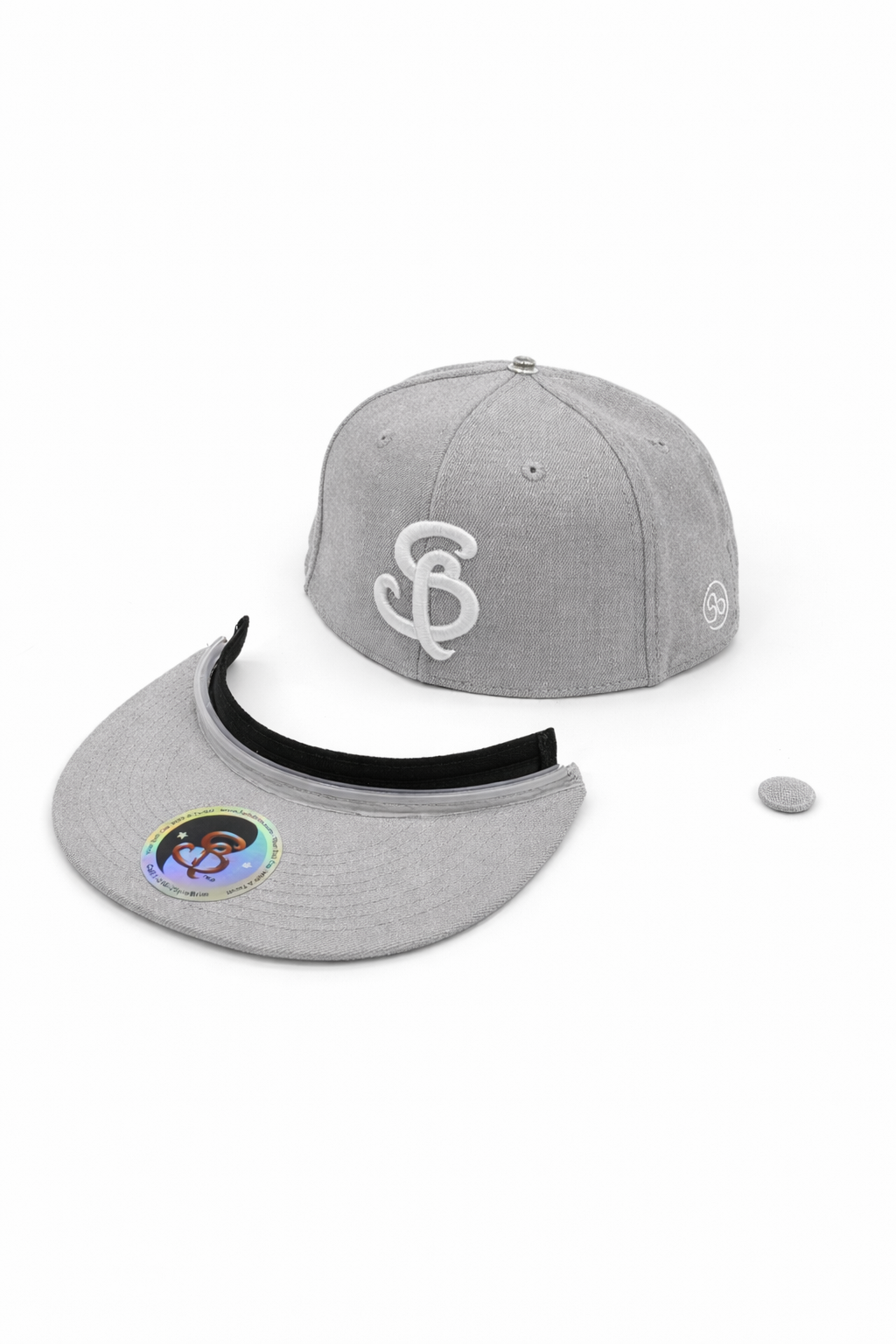 Complete SpinBrim Solid Hat – Steel Gray