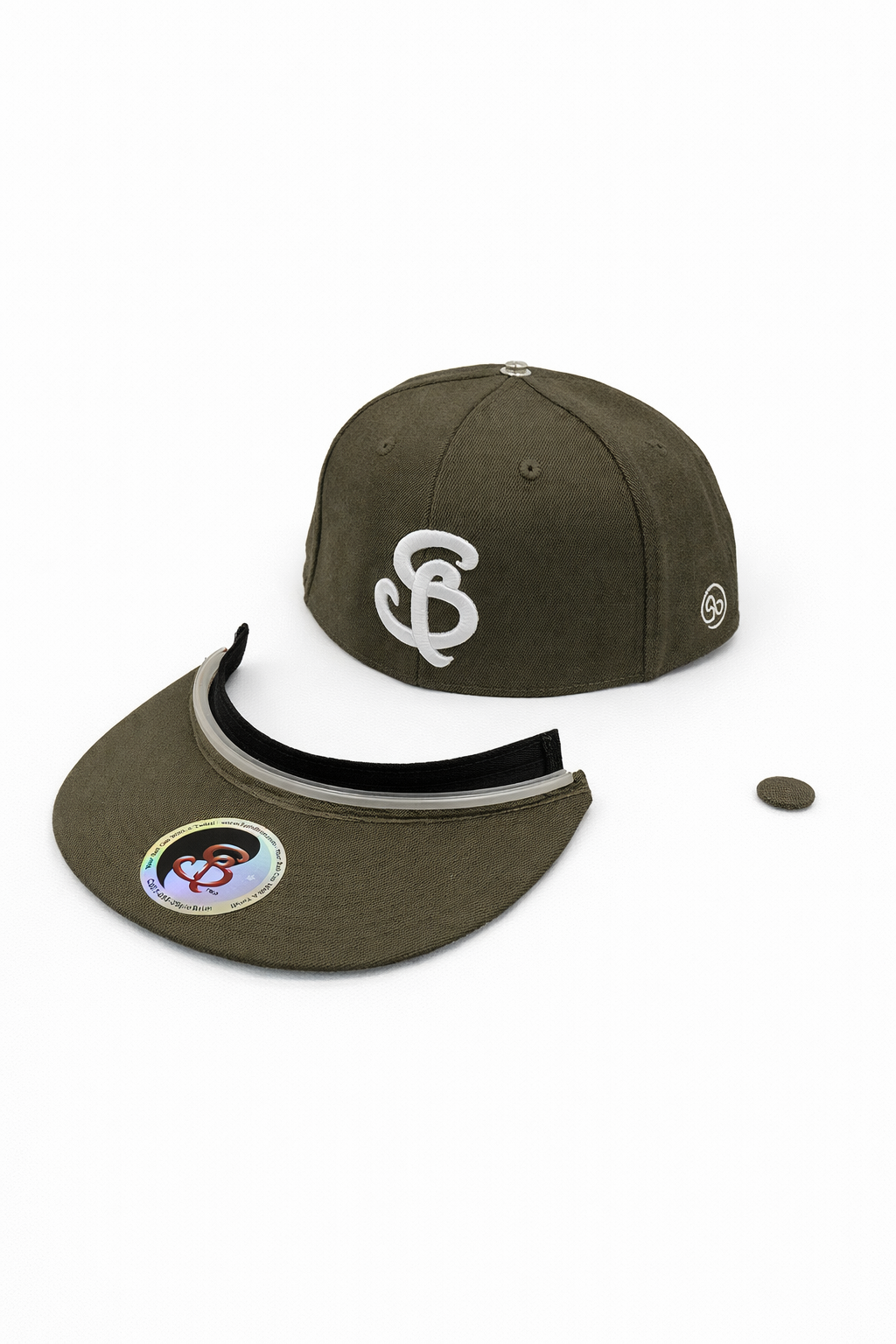 Complete SpinBrim Solid Hat – Olive Green